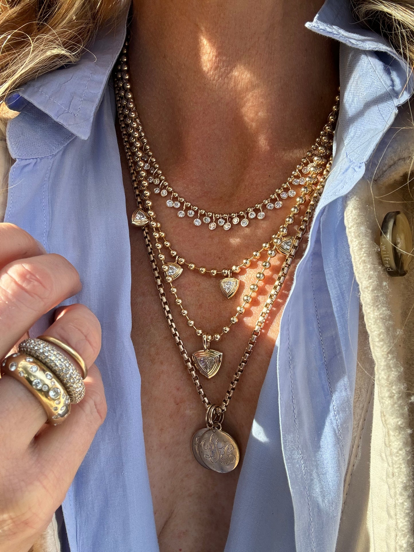 The Nicole Ball Chain: Gold Filled