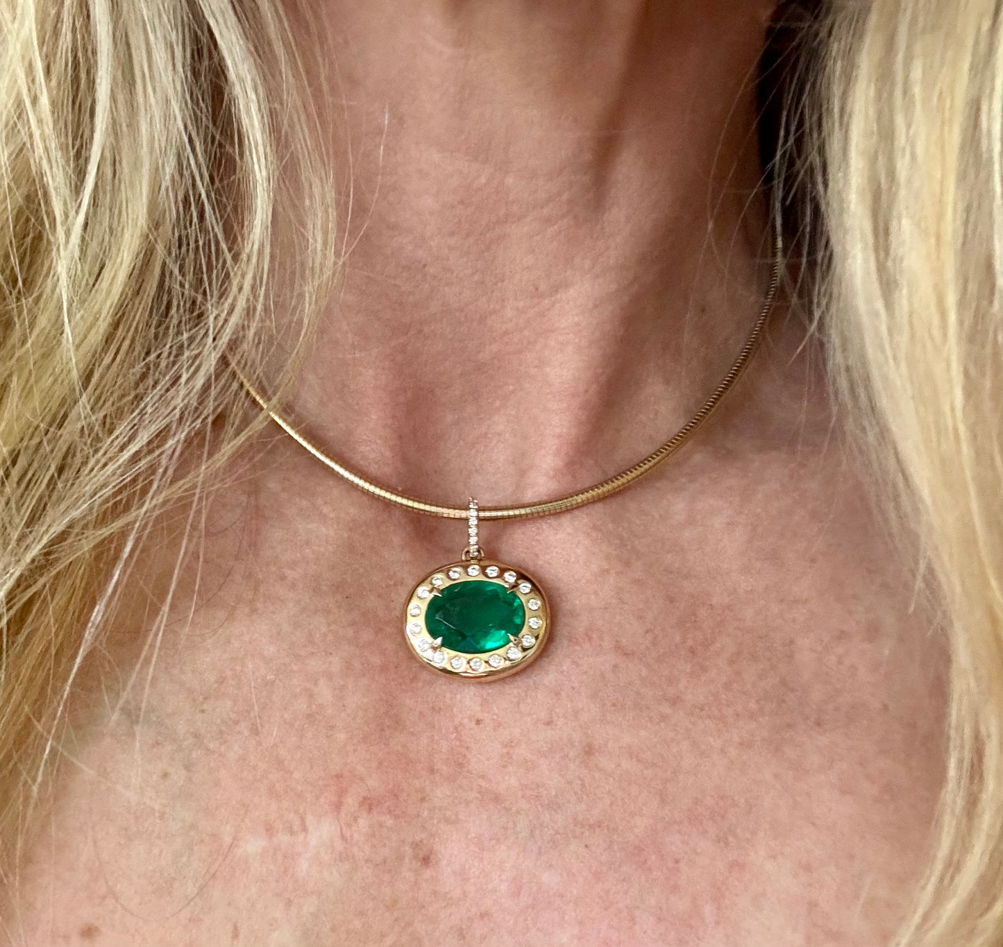 The Mega Gemstone Hestia Pendant