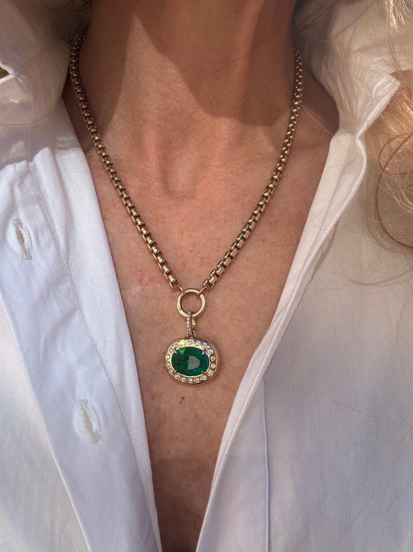 The Mega Gemstone Hestia Pendant