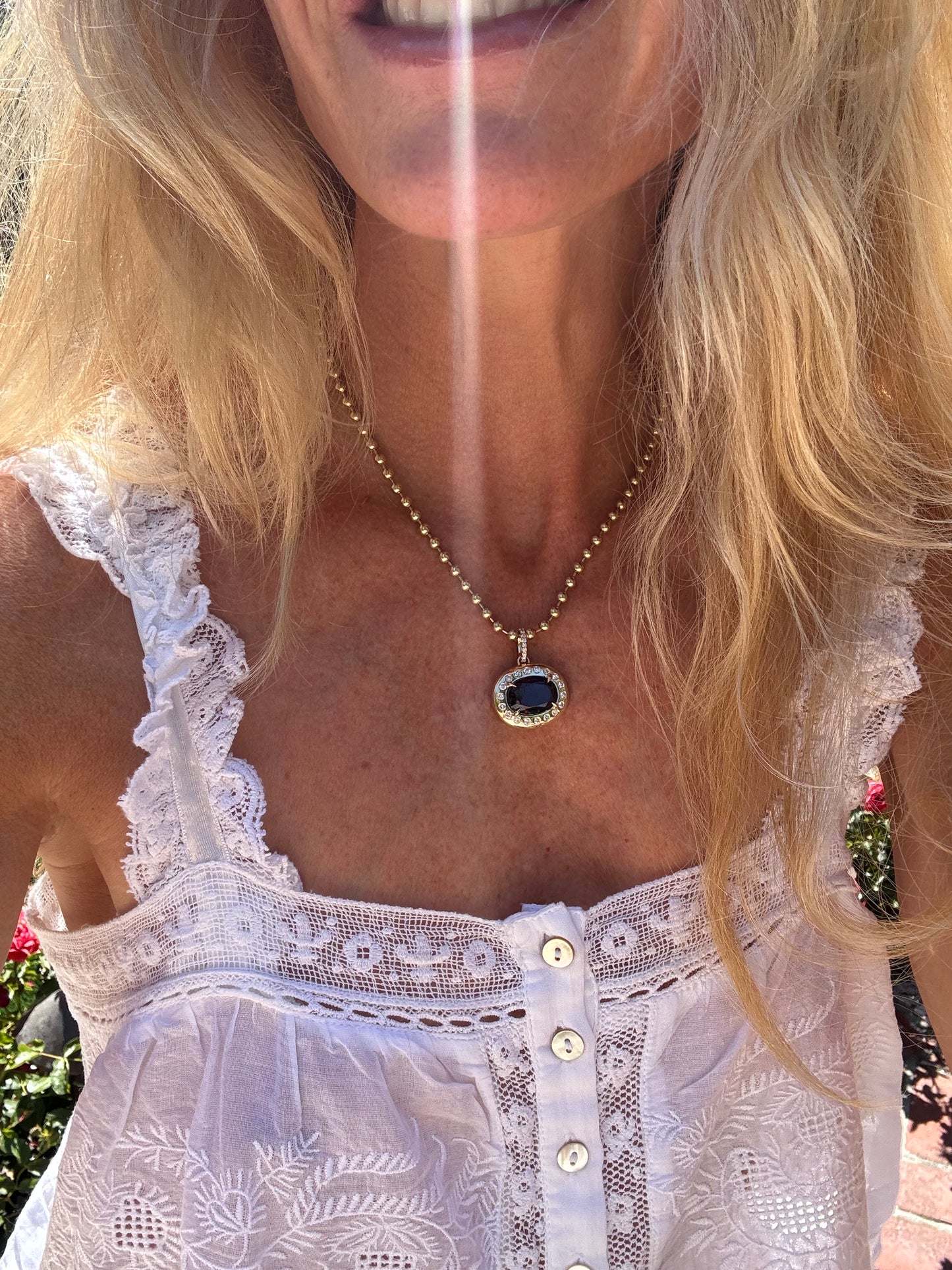The Mega Gemstone Hestia Pendant