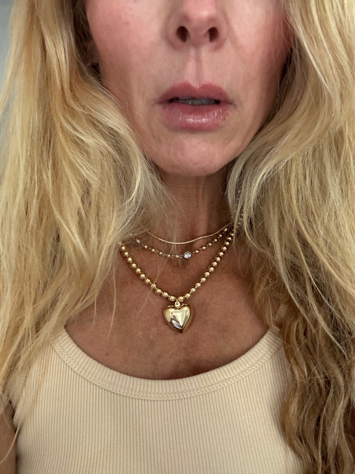 Sweetheart necklace: Gold Filled