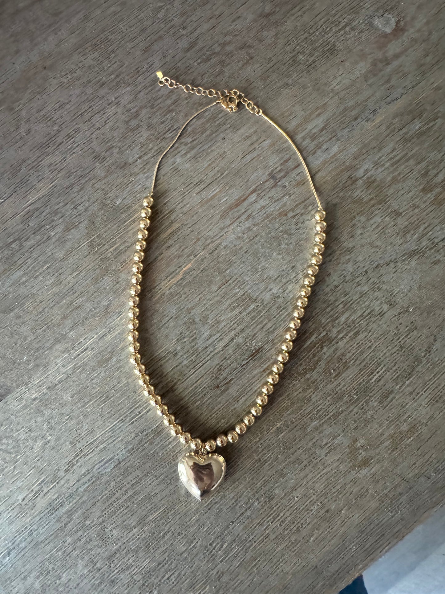 Sweetheart necklace: Gold Filled