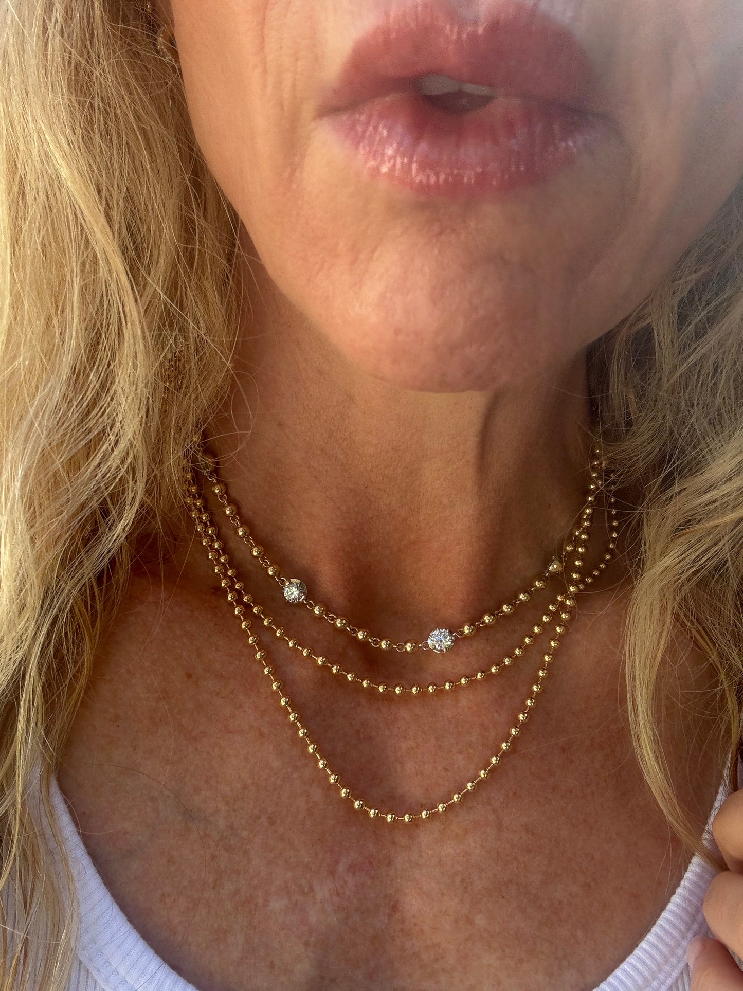 The Nicole Ball Chain: Gold Filled