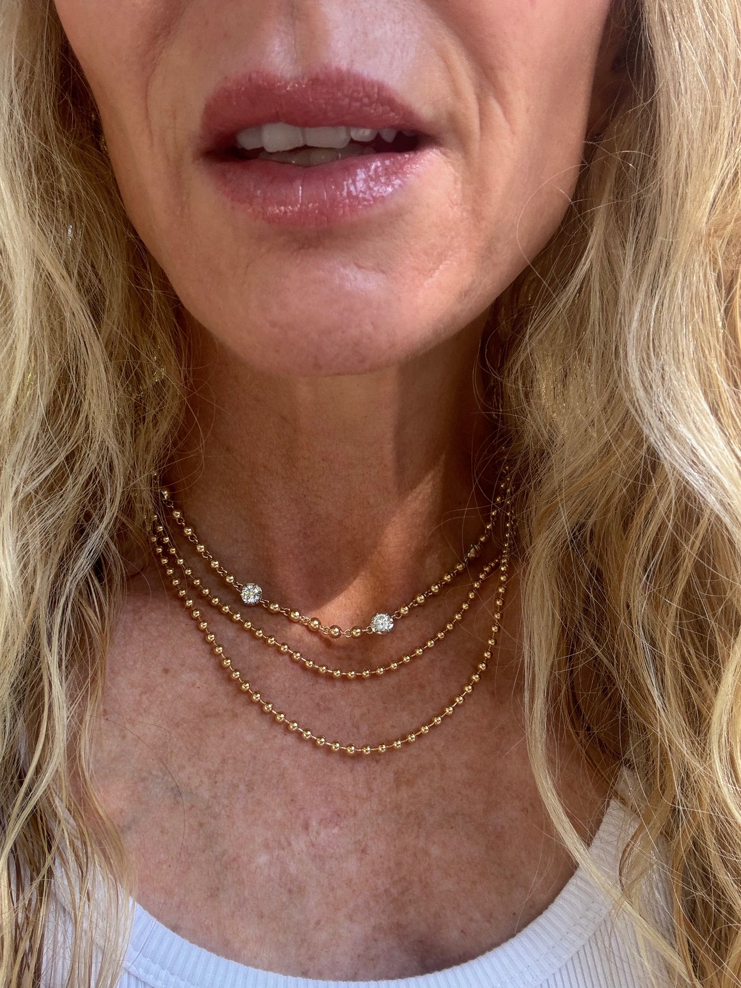 The Nicole Ball Chain: Gold Filled
