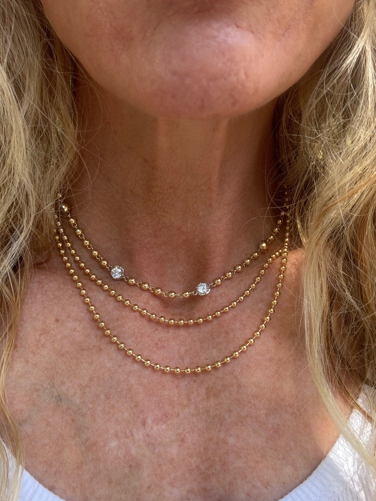 The Nicole Ball Chain: Gold Filled