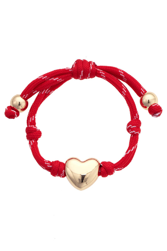 Puffy Heart Paracord Bracelet